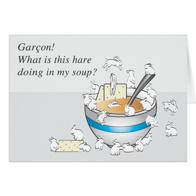 BULLESOPPA HÄLSNINGSKORT (Framsidan Horizontal)