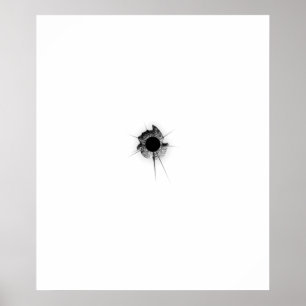 Bullet hål poster