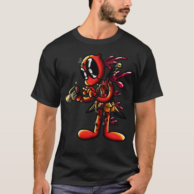 - Bullet Hål T Shirt (Framsida)