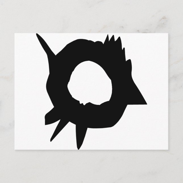 Bullet Hål Vykort (Framsida)