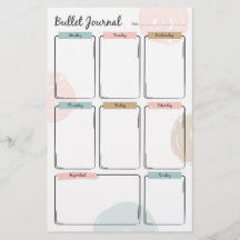 Bullet Journal för veckoplanering