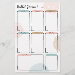 Bullet Journal för veckoplanering