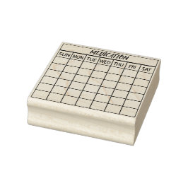 Bullet Journal Medicinering Stämpel