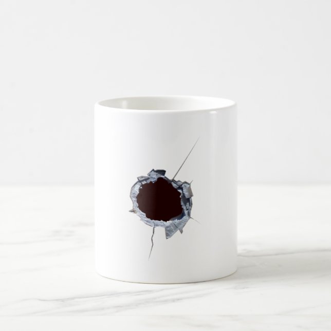 Bullet Shot Hole Kaffemugg (Center)
