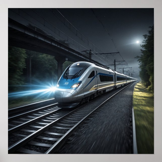 Bullet Tåg Poster (Framsidan)