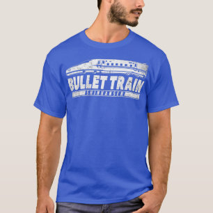 Bullet Tåg Shinkansen Souvenir High Speed Rail J. T Shirt