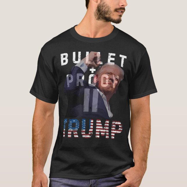 BULLETPROOF TRUMP - Finny Trump 2024 T Shirt (Framsida)