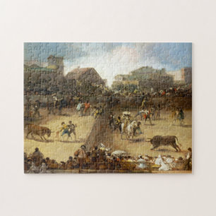 Bullfight i en delad ring Francisco José de Goya Pussel