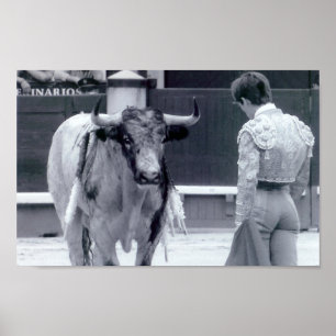 Bullfightbrytning Poster