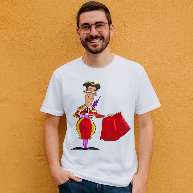 Bullfighter och Red Cape T-Shirt (Skapare uppladdad)