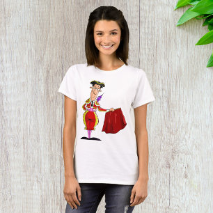 Bullfighter och Red Cape T-Shirt