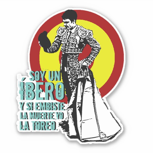 BULLFIGHTER T-Shirt Klistermärken (Framsida)