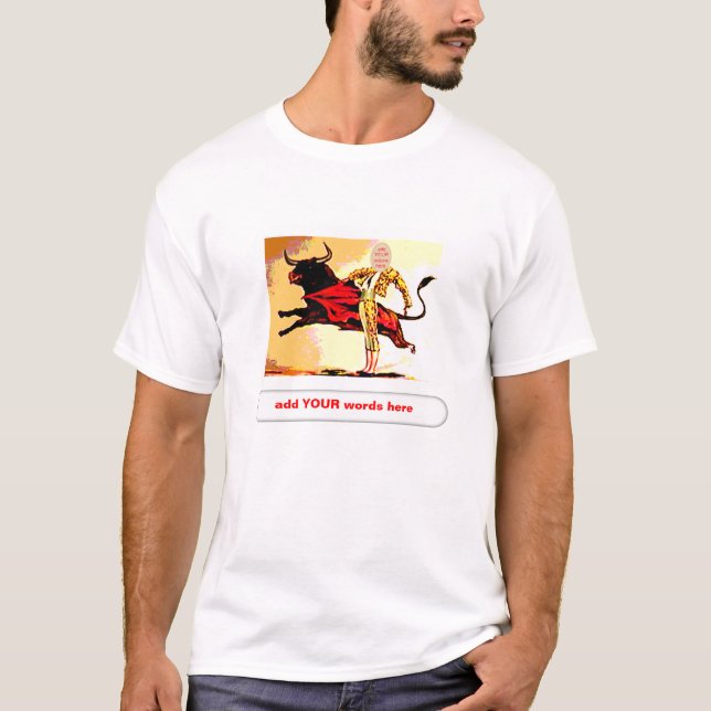 Bullfighterkarnevalutklipp T Shirt (Framsida)