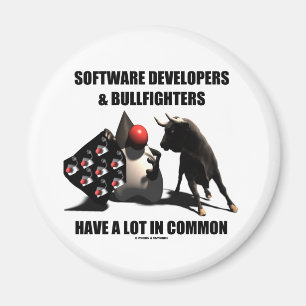 Bullfighters för softwarebärare har i vanligt magnet