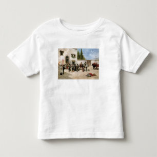 Bullfighters som förbereder sig för slagsmål (o tee shirt