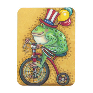 BULLFROG 4 JULI, AMERICANA FROG MAGNET