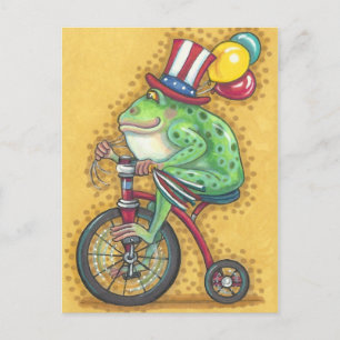 BULLFROG 4 JULI, FROG HELGDAG POSTCARD HELG VYKORT