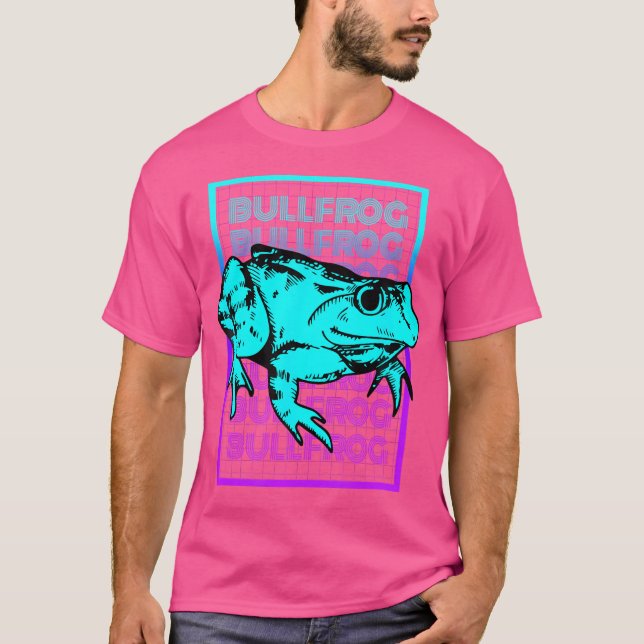 Bullfrog Animal Bullfrog T Shirt (Framsida)