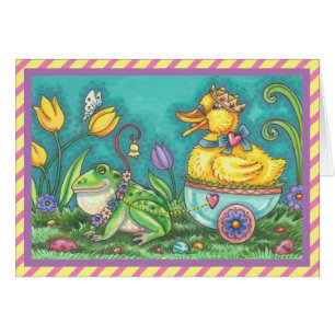 BULLFROG & ANKA PRINCE PÅSK GREETING CARD Verse OBS Kort