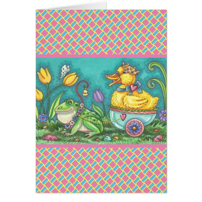 BULLFROG & ANKA PRINCE PÅSK GREETING CARD Verse OBS Kort (Framsidan)