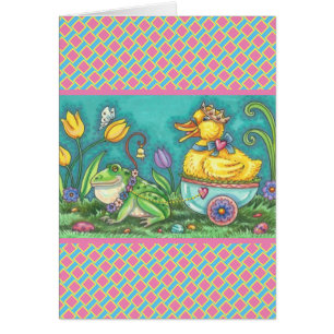 BULLFROG & ANKA PRINCE PÅSK GREETING CARD Verse OBS Kort