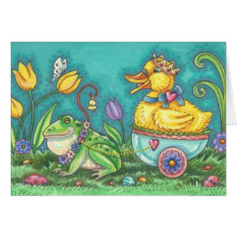 BULLFROG & ANKA PRINCE PÅSK GREETING CARD Verse OBS Kort