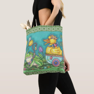 BULLFROG & ANKA PRINCE PÅSK VÅR TOTE BAG Med. Tygkasse