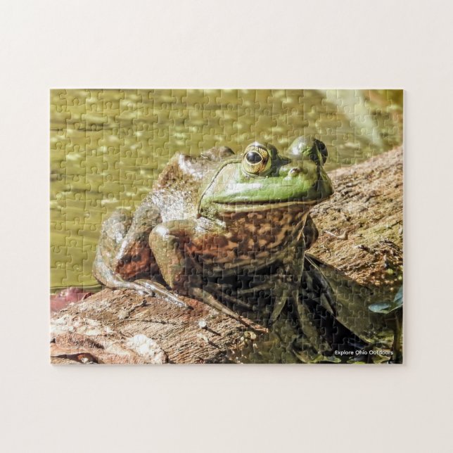 Bullfrog Jigsaw Puzzle Pussel (Horisontell)