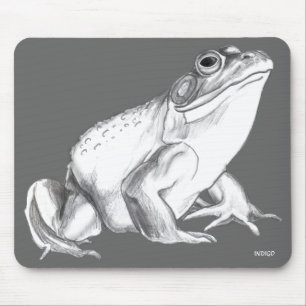"Bullgrog Art Mousepad Frog Art Gifts Decor" Musmatta