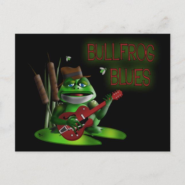 Bullgrog Blues Vykort (Framsida)