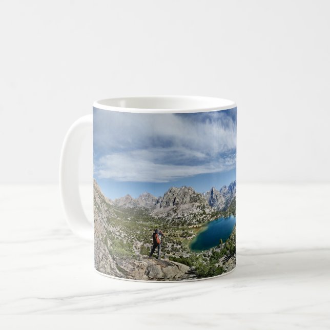Bullgrog Sjö och Kearsarge Pass - Sierra Kaffemugg (Framsida vänster)