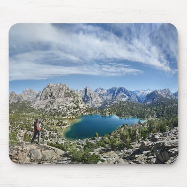 Bullgrog Sjö och Kearsarge Pass - Sierra Musmatta (Framsidan)