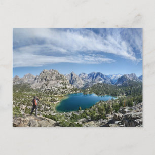 Bullgrog Sjö och Kearsarge Pass - Sierra Vykort