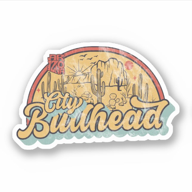 Bullhead City, Arizona Klistermärken (Framsida)