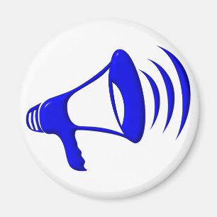 Bullhorn - Lägg till din egen ord Magnet