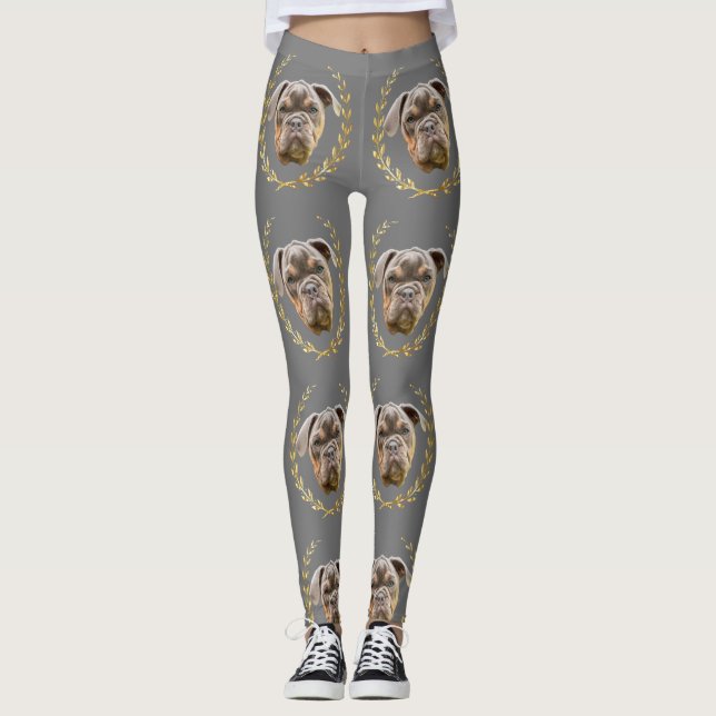 Bullhund Leggings (Framsida)