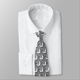 Bullhund Mascot Necktie Slips