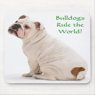 Bullhund styr World Mousepad Musmatta