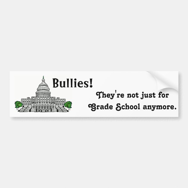Bullies Bumper Sticker Bildekal (Framsidan)