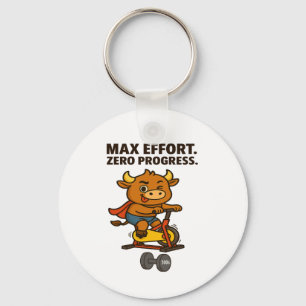 Bullio Fitness Keychain - Dubbla Sided Humor Nyckelring