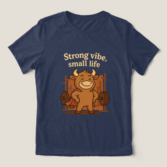 Bullio® - Starka Vibes, Small Life | Lustig Teckna T Shirt (Design Framsida)