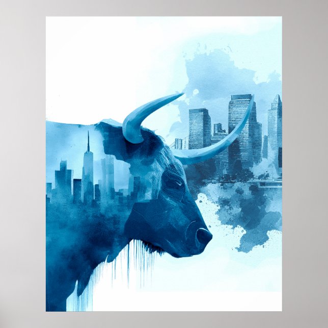Bullish Lagrar Market Poster (Framsidan)