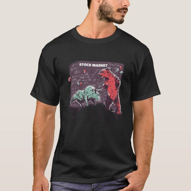 BULLISH och BEARISH:s handelsköp Lagrar T Shirt (Framsida)