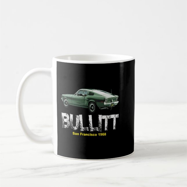 Bullitt Muscle Car Kaffemugg (Vänster)