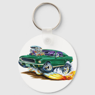 Bullitt Mustang med Big Engine Nyckelring