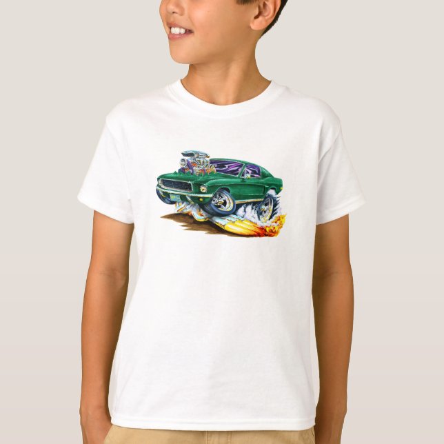 Bullitt Mustang med Big Engine Tee (Framsida)