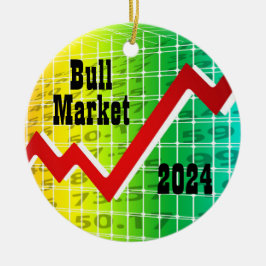 Bullmarknaden 2024 julgransprydnad keramik