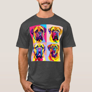 Bullmastiff Art Hund älskare Gifts T Shirt