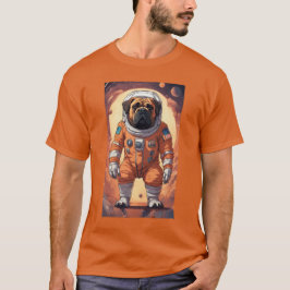 Bullmastiff Astronaut T Shirt