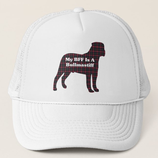 Bullmastiff BFF Hat Truckerkeps (Framsida)
